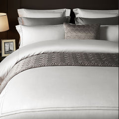 1000 Thread Count Egyptian Cotton White Bedding Set | Yedwo