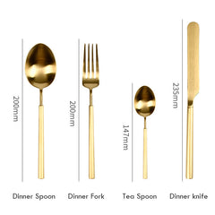 BARTON Luxury Gold Cutlery Set | Yedwo Design