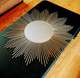 35” Gold Sunburst Mirror | Yedwo