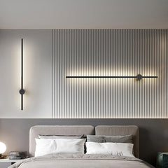 360° Modern Black&Gold LED Linear Wall Light | Yedwo
