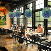 3D Colorful Glass Fireworks ART Pendant Light | Yedwo Design