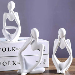 3 Thinkers Figure Design Decoration Craft | Yedwo Design