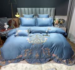 Luxury Egyptian Cotton Embroidered Bedding Set | Yedwo Home