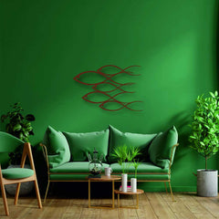 5 Fish Family Metal Wall Art | Yedwo Design