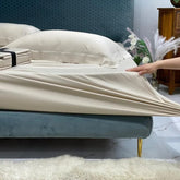 600TC Eucalyptus Lyocell Soft Silky Fitted Sheet | Yedwo Home