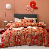 80S Long-Staple Cotton Sateen Wedding Bedding Set | Yedwo