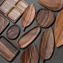 Acacia Wood Dinner Plates | Yedwo Design
