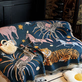Animal Circus Art Tapestry Throw Blanket | Yedwo Design