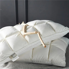 Aura Premium Natural Goose Down Pillow Set (Pair) | Yedwo