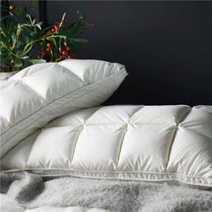 Aura Premium Natural Goose Down Pillow Set (Pair) | Yedwo