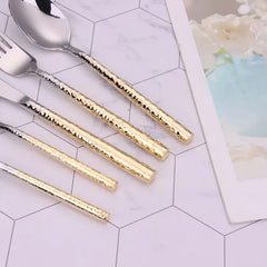 Aurelie Silver Luxury Cutlery Set | Yedwo Design