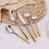 Aurelie Silver Luxury Cutlery Set | Yedwo Design