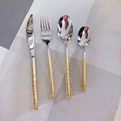 Aurelie Silver Luxury Cutlery Set | Yedwo Design