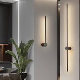 Black Vertical LED Wall Light | Yedwo Design