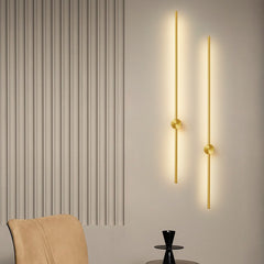 Black Vertical LED Wall Light | Yedwo Design
