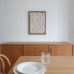 Bohemian Handwoven Cotton Tapestry Frame Decor | Yedwo
