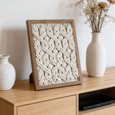 Bohemian Handwoven Cotton Tapestry Frame Decor | Yedwo