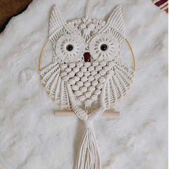 Boho Owl Macrame Wall Hanging Decor | Yedwo Design