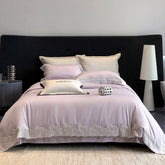 CHANELLE French Sweet Lace Trim Tencel-Cotton Bedding Set | Yedwo
