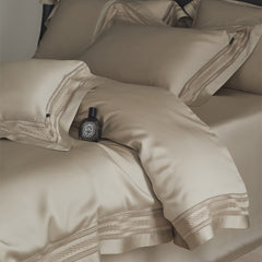 Charles 80-Thread-Count TENCEL Lyocell Lace Bedding Set | Yedwo