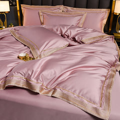 Chihiro Embroidered Edge Egyptian Cotton Duvet Cover Set | Yedwo Design