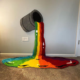 Creative Wall Hanging Rainbow Waterfall Rug | Yedwo Design