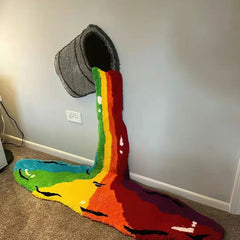 Creative Wall Hanging Rainbow Waterfall Rug | Yedwo Design