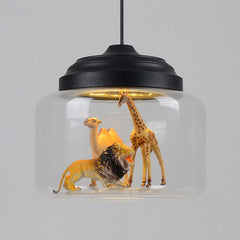 Creative Cartoon Animal Glass Pendant Light | Yedwo Design