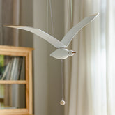 Creative Hanging Fly Seagull Bird Wooden Art | Yedwo Design