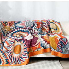 Cusco Reversible Nordic Throw Blanket | Yedwo Design