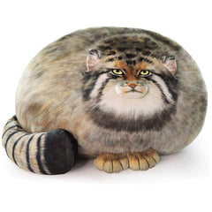 Cute Pallas Cat Animal Throw Pillow | Yedwo Design