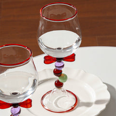 Elegant Bow-Tie Wine Glass | Yedwo Design
