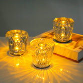 Elegant Handcrafted Crystal Cut Table Lamp | Yedwo Design