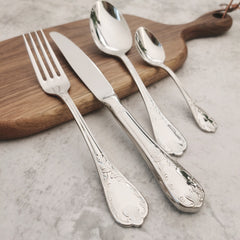 Elegant Vintage Embossed Vine Cutlery Set | Yedwo Design