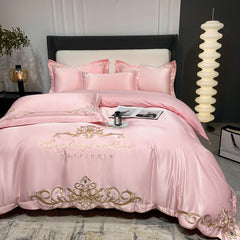 European Egyptian Cotton Court Embroidered Bedding Set | Yedwo Home