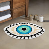 Evil Eye Microfiber Rug | Yedwo Home