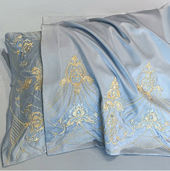 FRANIC Luxury Embroidered Egyptian Cotton Bedding Set | Yedwo Home