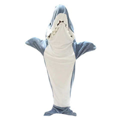 Original Flannel Blue Shark Blanket Costume Sleeping Bag | Yedwo Home