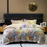 Floral Print 600TC Egyptian Cotton Bedding Duvet Cover Set | Yedwo