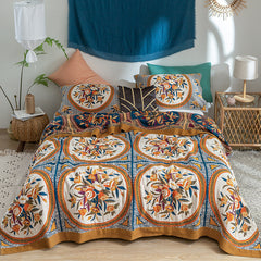 Florence Reversible Nordic Throw Blanket | Yedwo Design