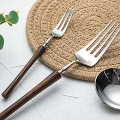 French Vintage Chicken-wingwood Cutlery Set | Yedwo Design