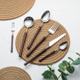 French Vintage Chicken-wingwood Cutlery Set | Yedwo Design