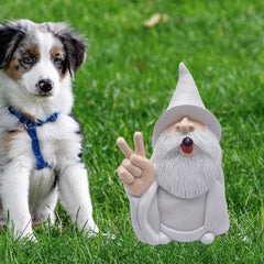 Funny Smoking Garden Gnome, Yard Decoration