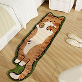 Funny Cute Lazy Cat Quiet Indoor Rug | Yedwo Home