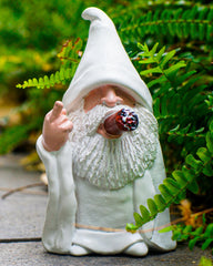 Funny Smoking Garden Gnome, Yard Decoration