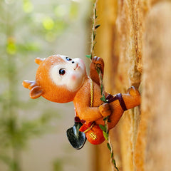 Garden Resin Swing Rabbit Hanging Decoration | Yedwo