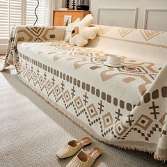 Geometric Boho Style Chenille Sofa/Couch Cover | Yedwo Home
