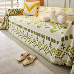 Geometric Boho Style Chenille Sofa/Couch Cover | Yedwo Home