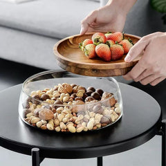 Glass Food Storage Containers with Wooden Lids | Yedwo