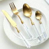 “Golden Diamond” French Flatware Set | Yedwo Design